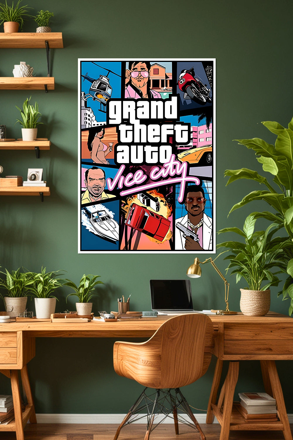 Grand Theft Auto: Vice City Poster | GTA VC | Game Poster