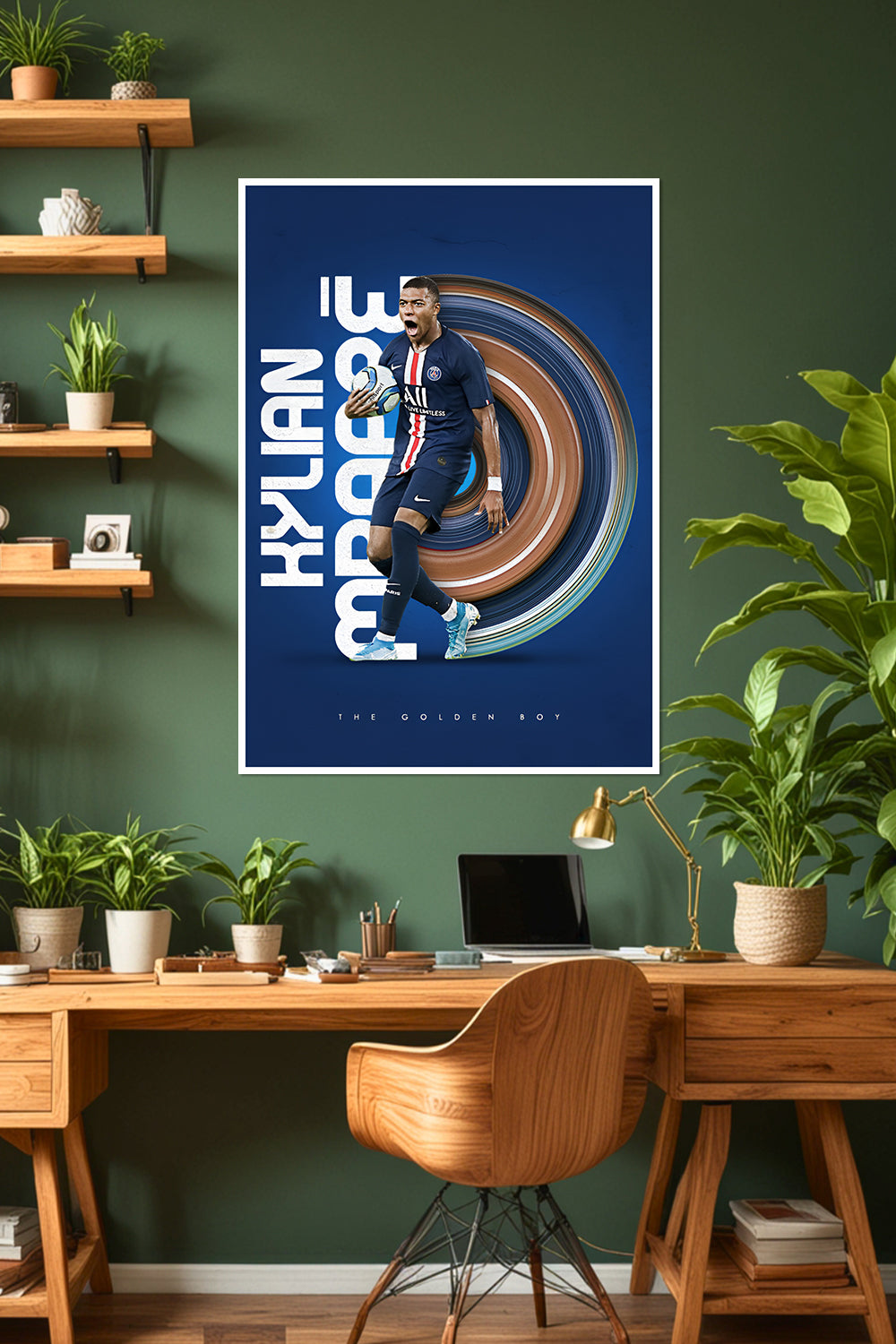 Kylian Mbappé | The Golden Boy | Football Poster