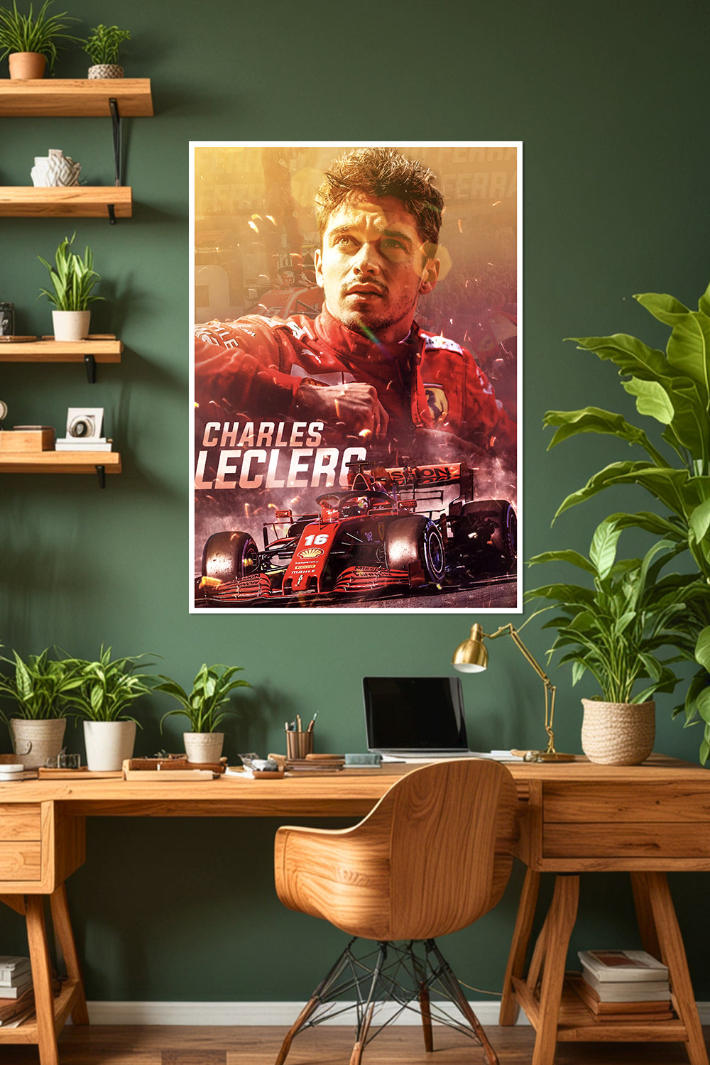 Charles Leclerc | Ferrari F1 | F1 Racing Poster