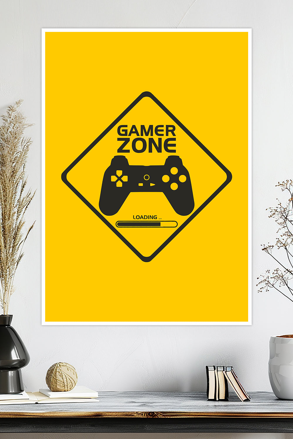 Gamer Zone | Gaming Room Decor | Game Poster