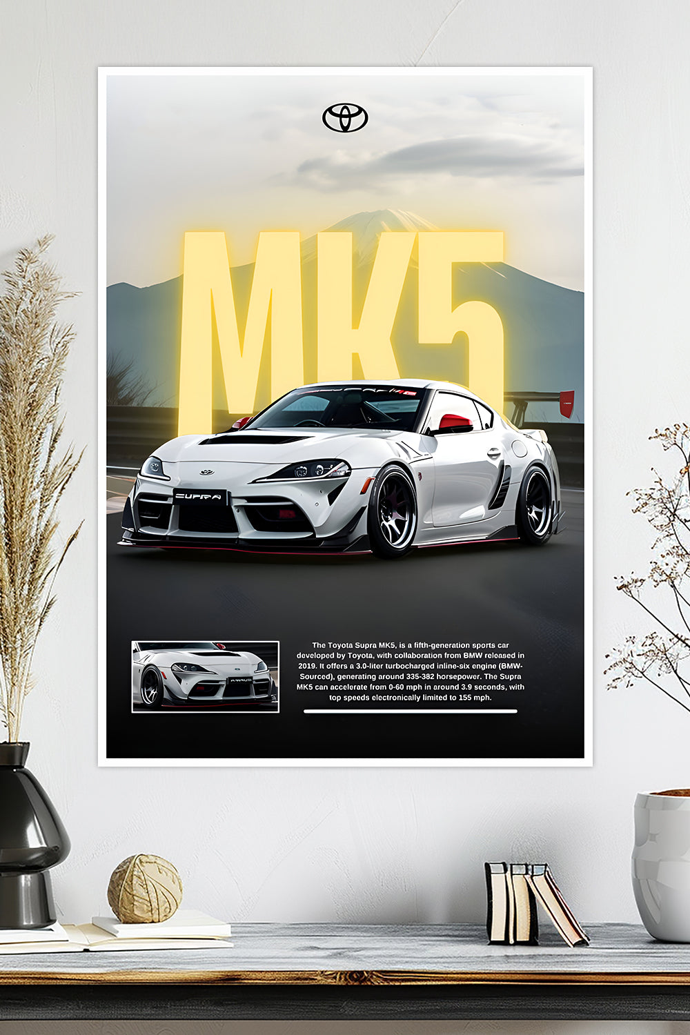 Toyota Supra MK5 | Car Poster