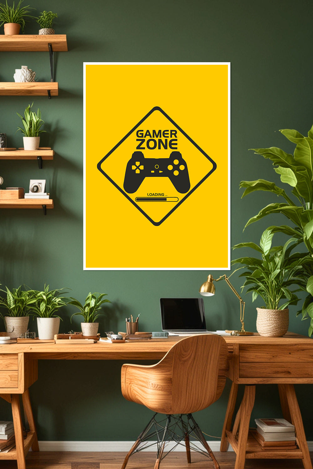 Gamer Zone | Gaming Room Decor | Game Poster