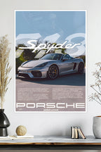 Porsche 718 Spyder | Car Poster