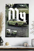 BMW M4 Competition Coupé | Car Poster