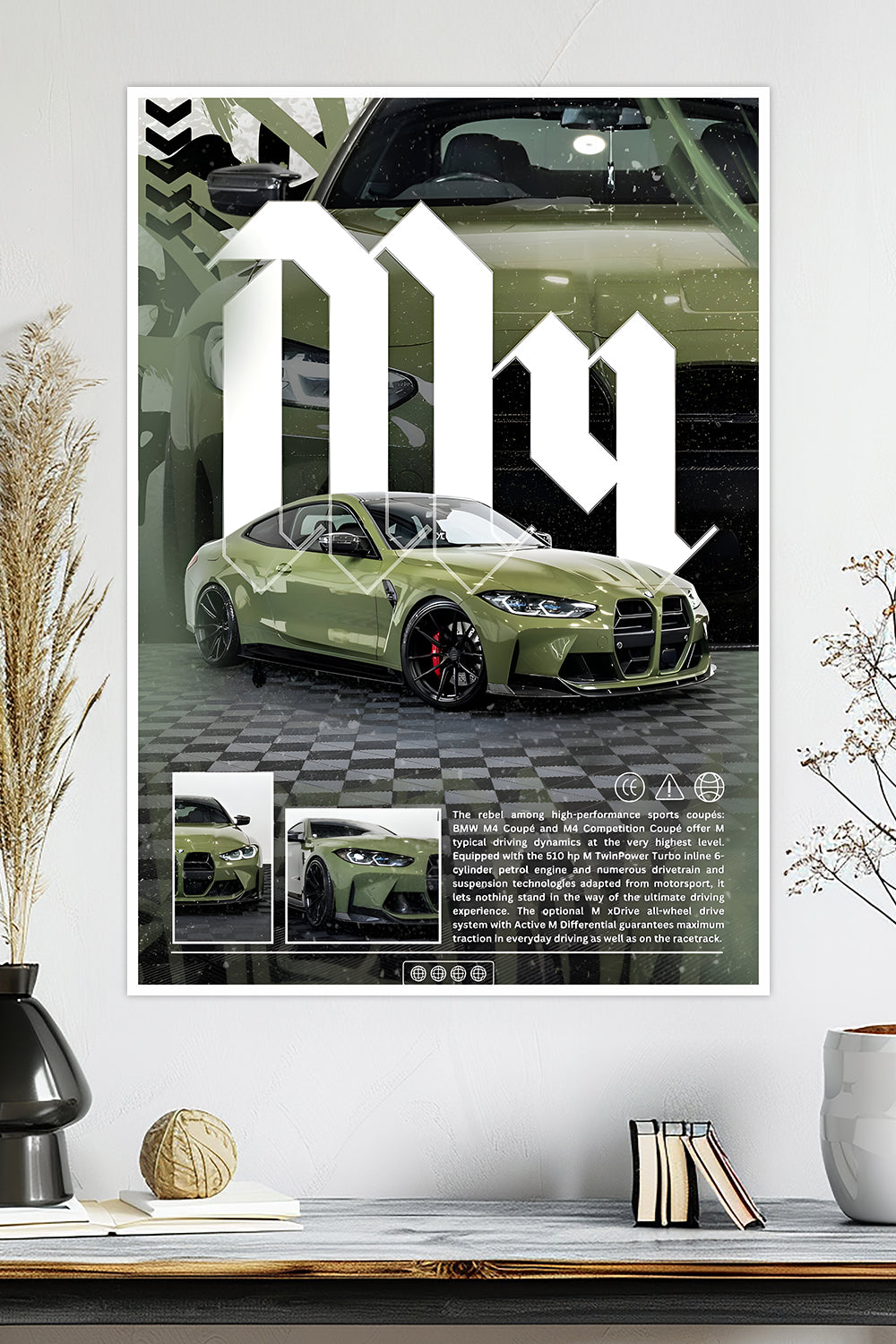 BMW M4 Competition Coupé | Car Poster