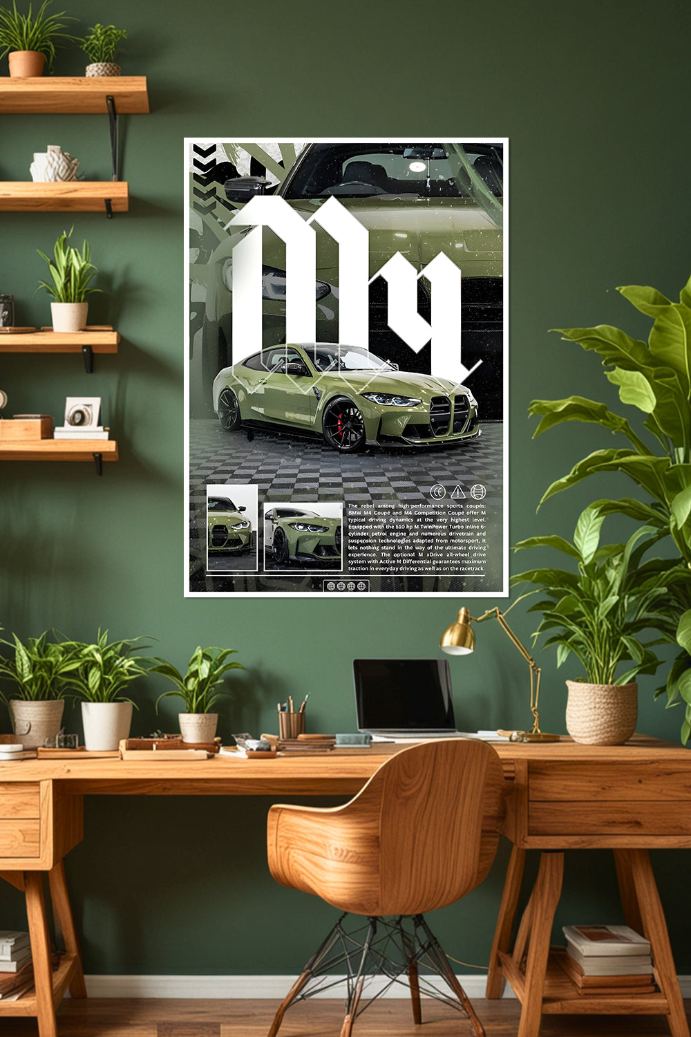 BMW M4 Competition Coupé | Car Poster