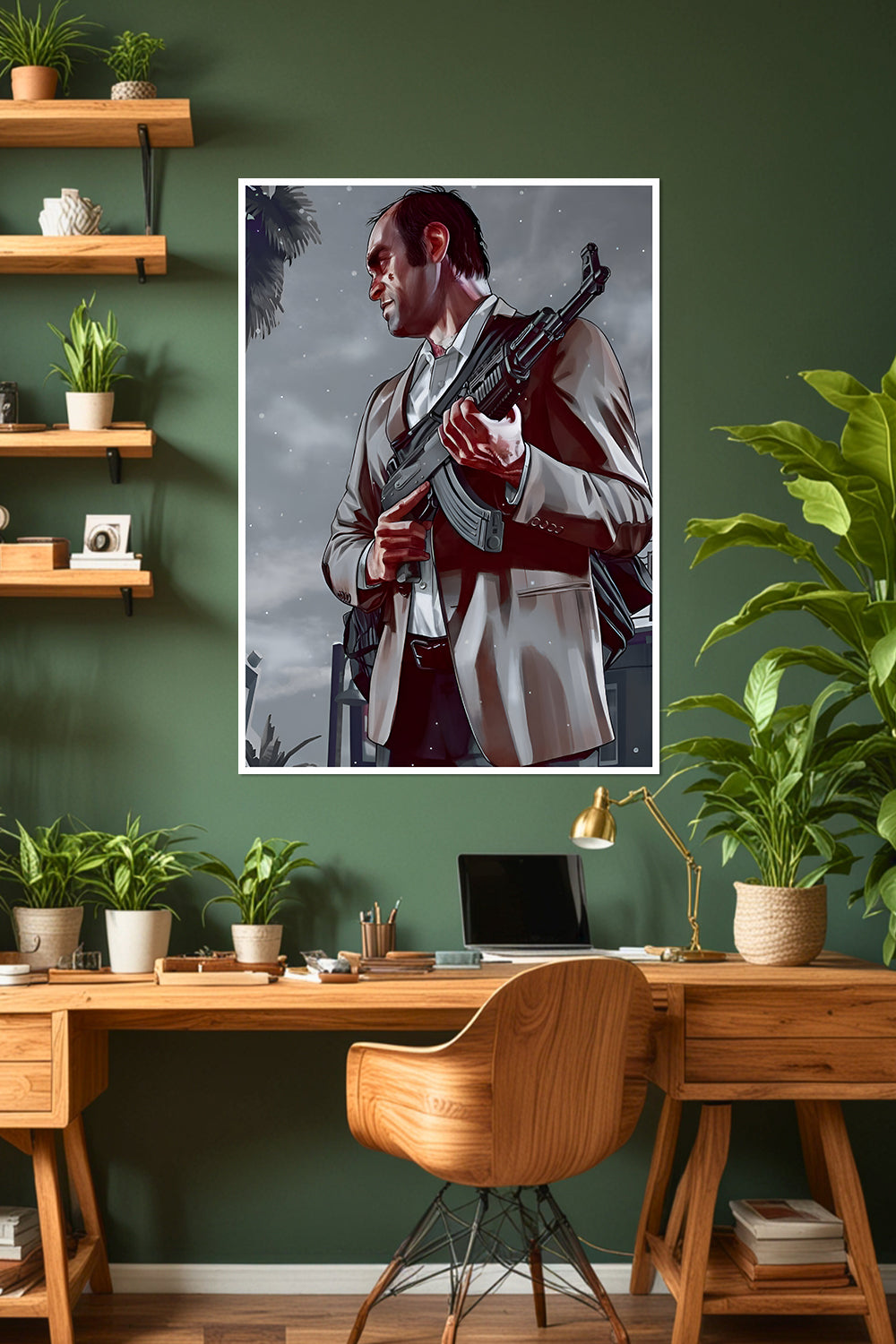 Grand Theft Auto V | GTA 5 | Michael, Trevor & Franklin | Game Poster