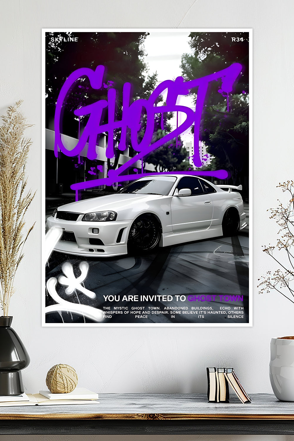 Nissan Skyline GT-R R34 | Car Poster