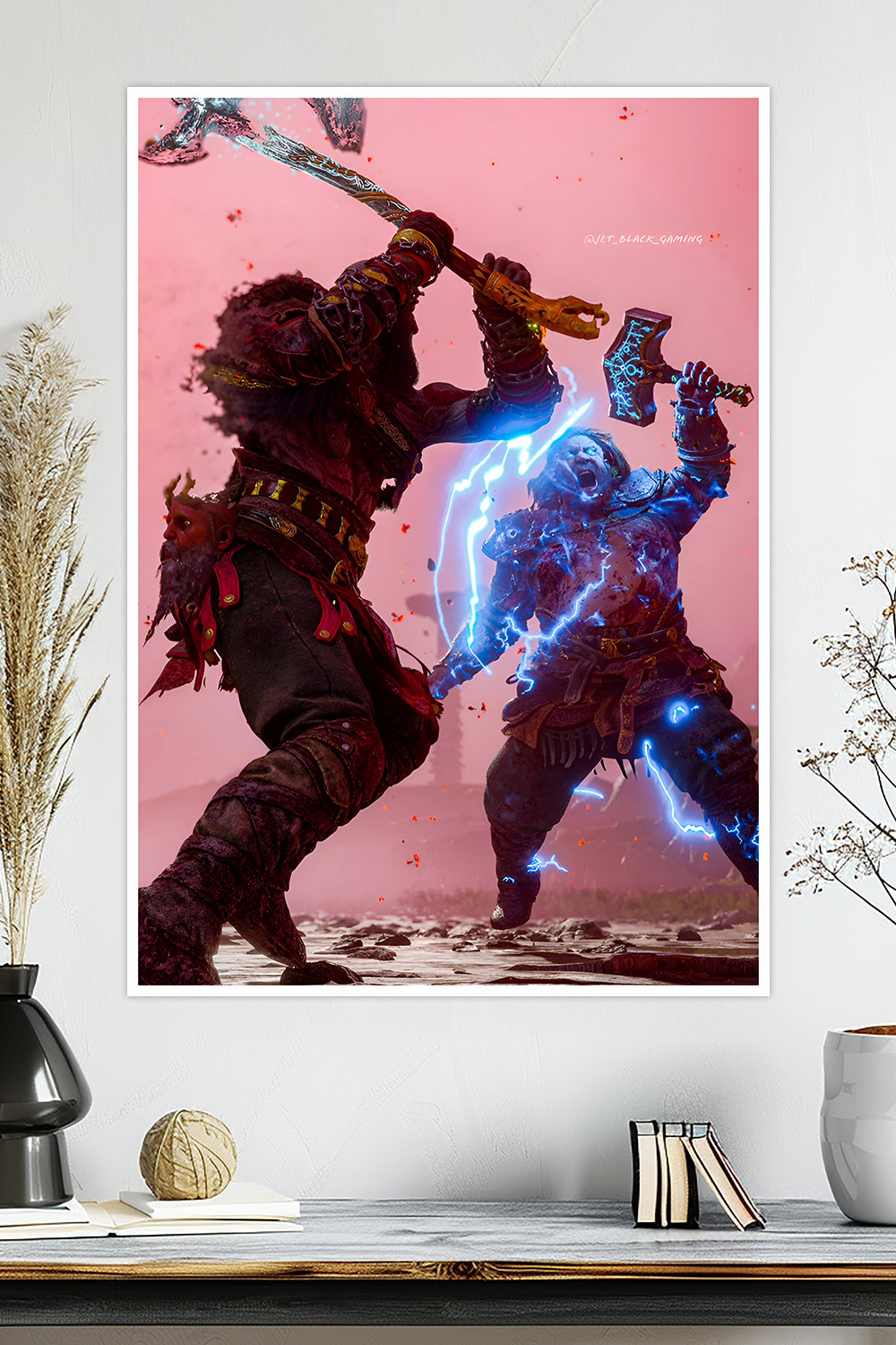 Thor vs. Kratos | God of War | Kratos & Atreus | Game Poster