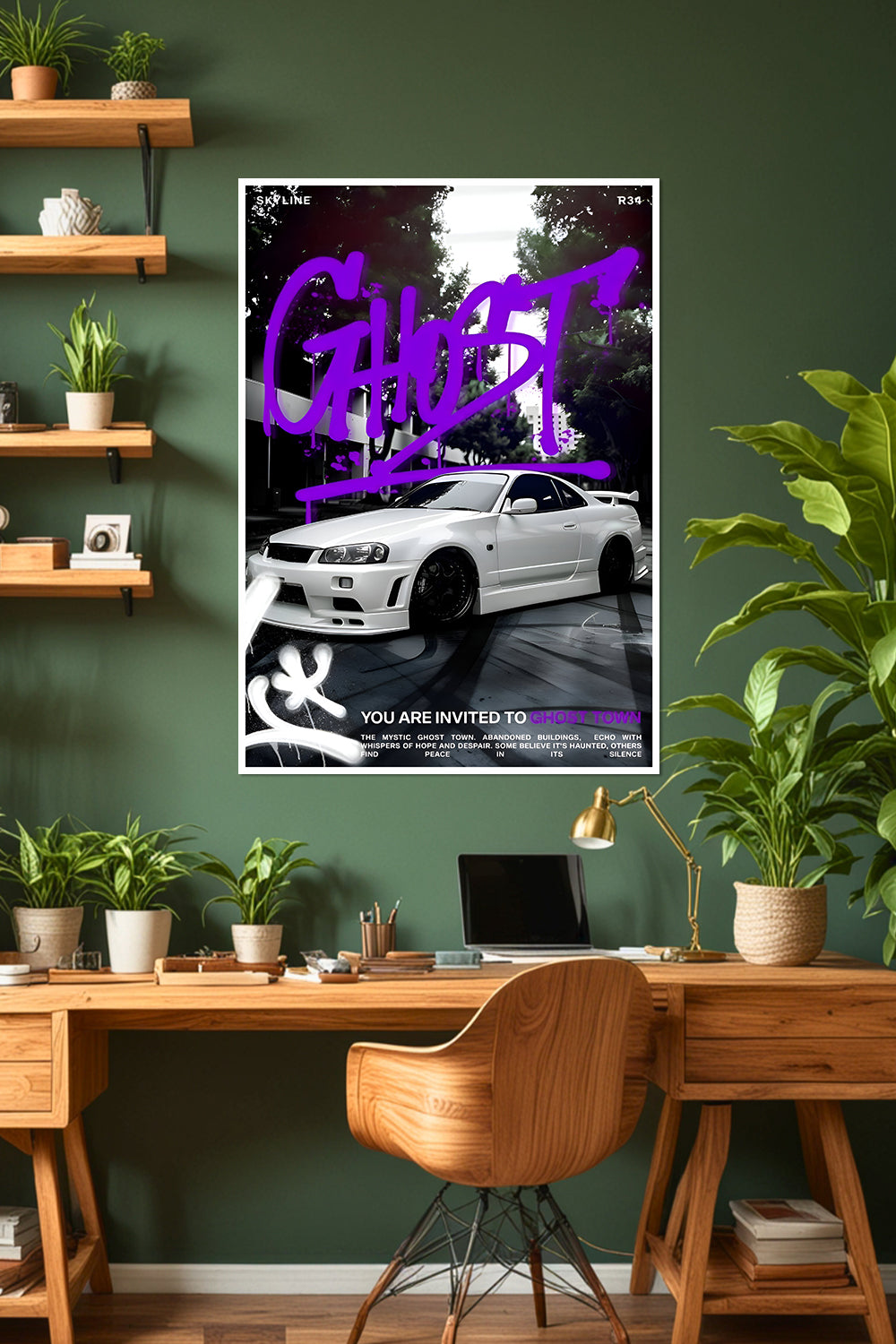 Nissan Skyline GT-R R34 | Car Poster