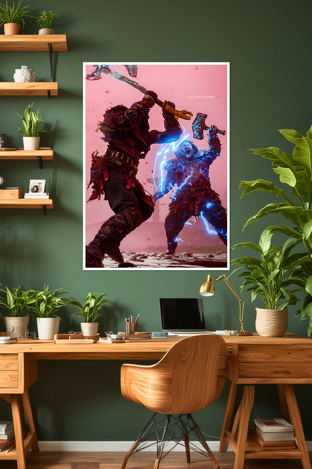 Thor vs. Kratos | God of War | Kratos & Atreus | Game Poster