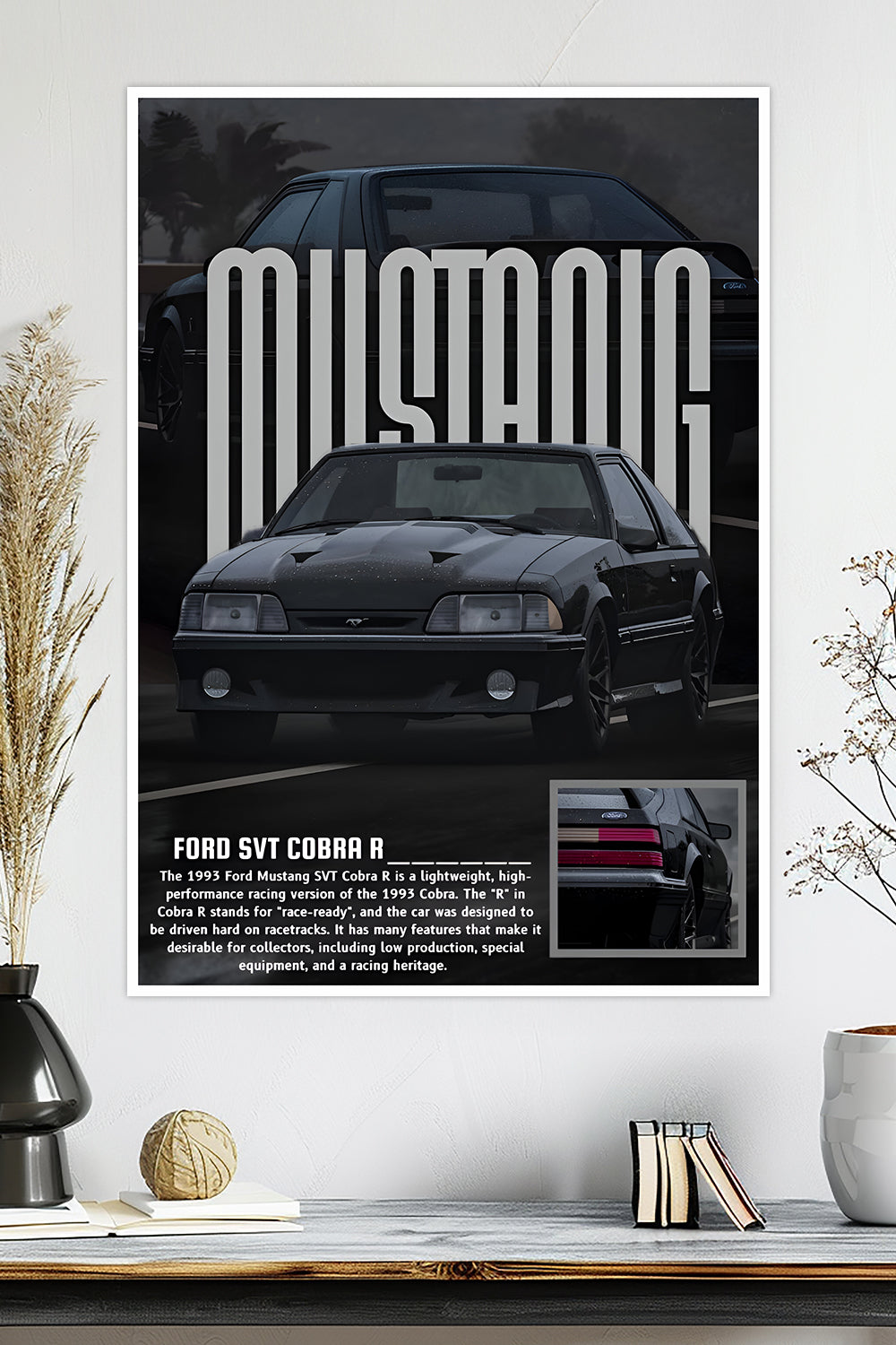Ford Mustang SVT Cobra R | Car Poster
