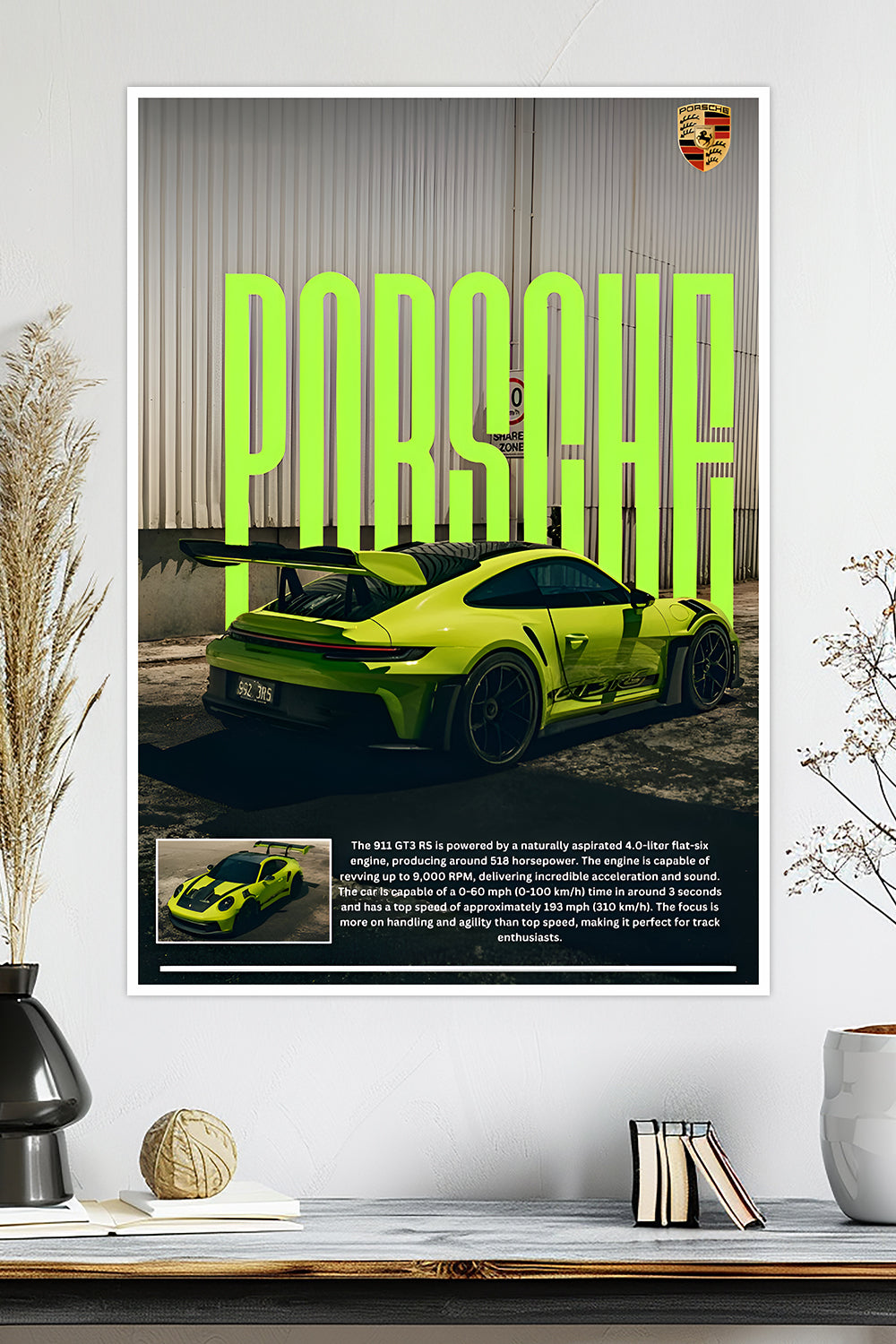 Porsche 911 GT3 RS | Car Poster