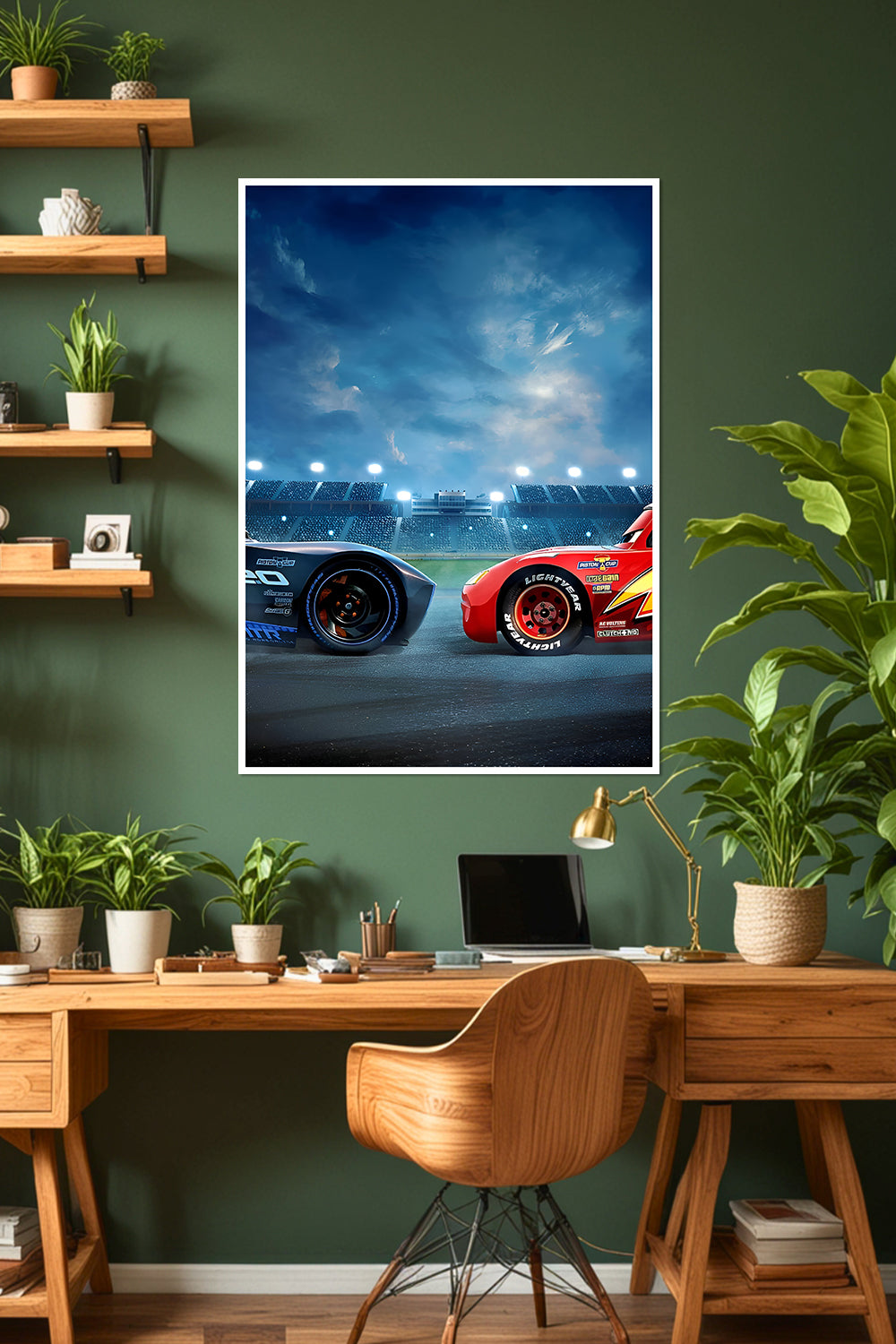 Cars 3 | Lightning McQueen vs Jackson Storm | Movie Poster