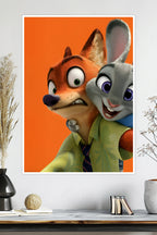 Zootopia | Nick Wilde & Judy Hopps | Disney | Movie Poster