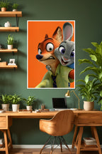 Zootopia | Nick Wilde & Judy Hopps | Disney | Movie Poster