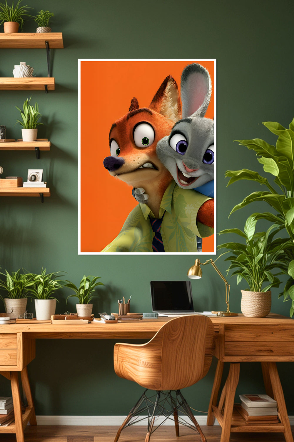 Zootopia | Nick Wilde & Judy Hopps | Disney | Movie Poster