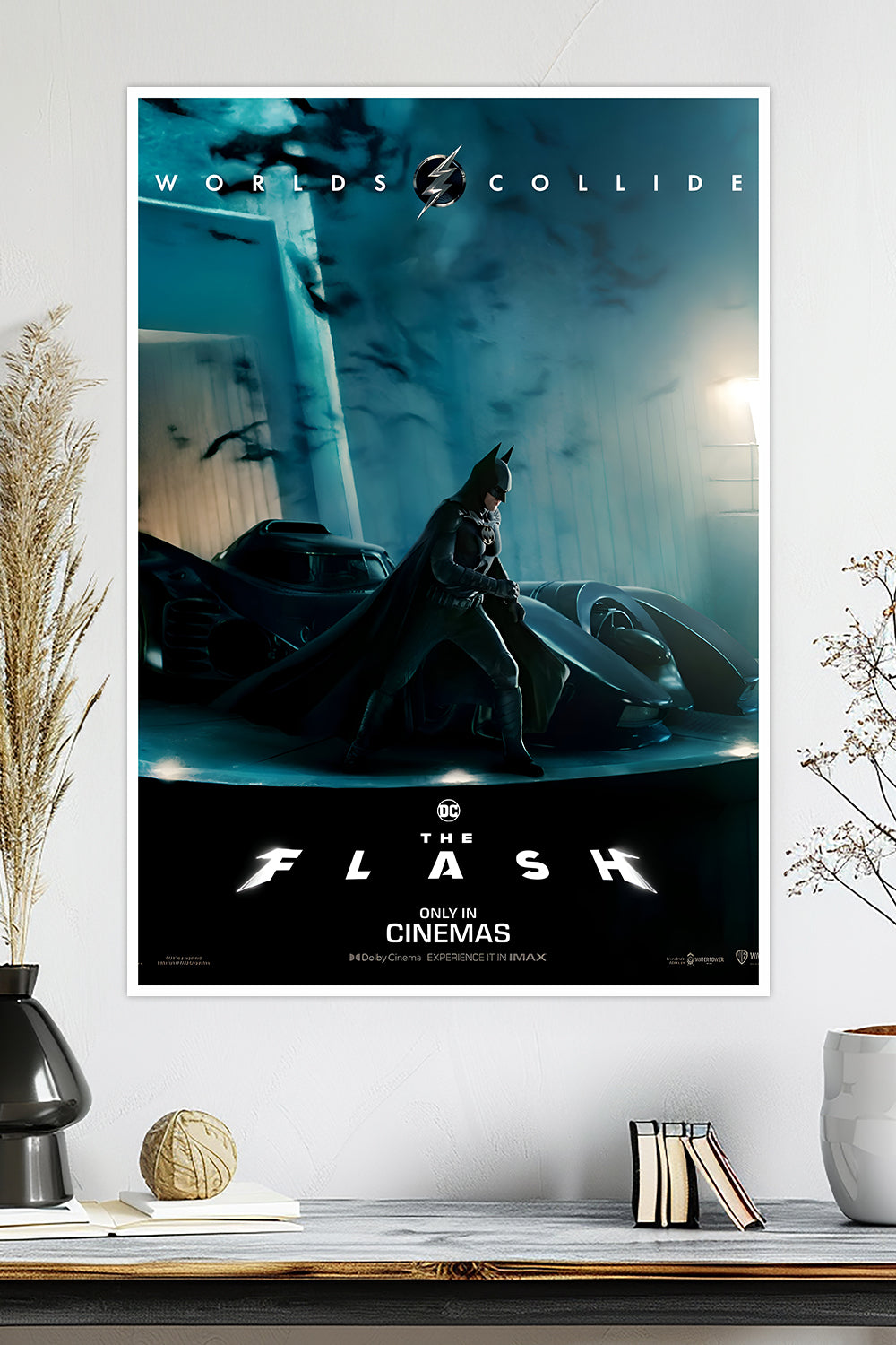 Batman | Worlds Collide | Dark Knight | DC Poster