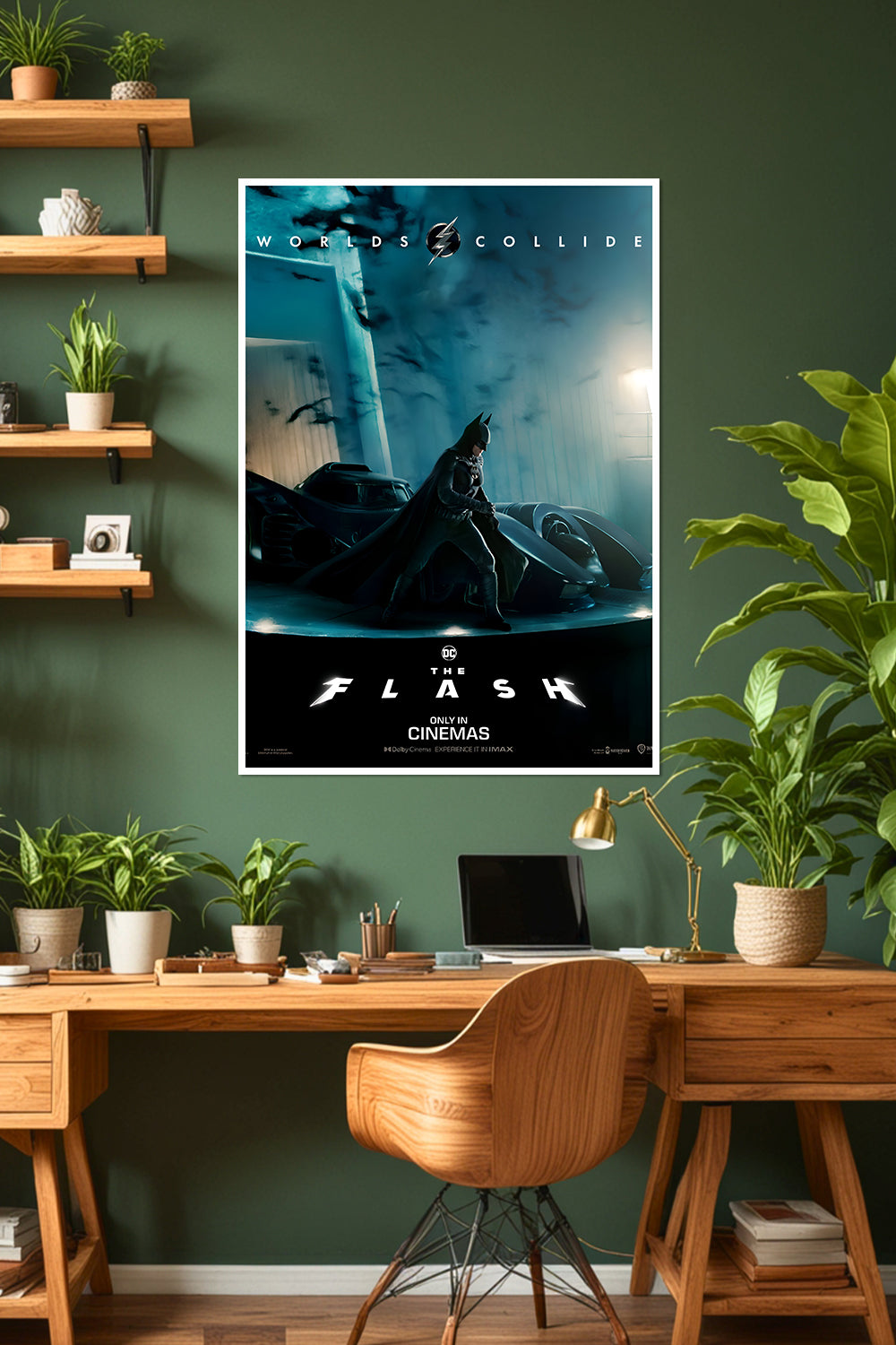 Batman | Worlds Collide | Dark Knight | DC Poster