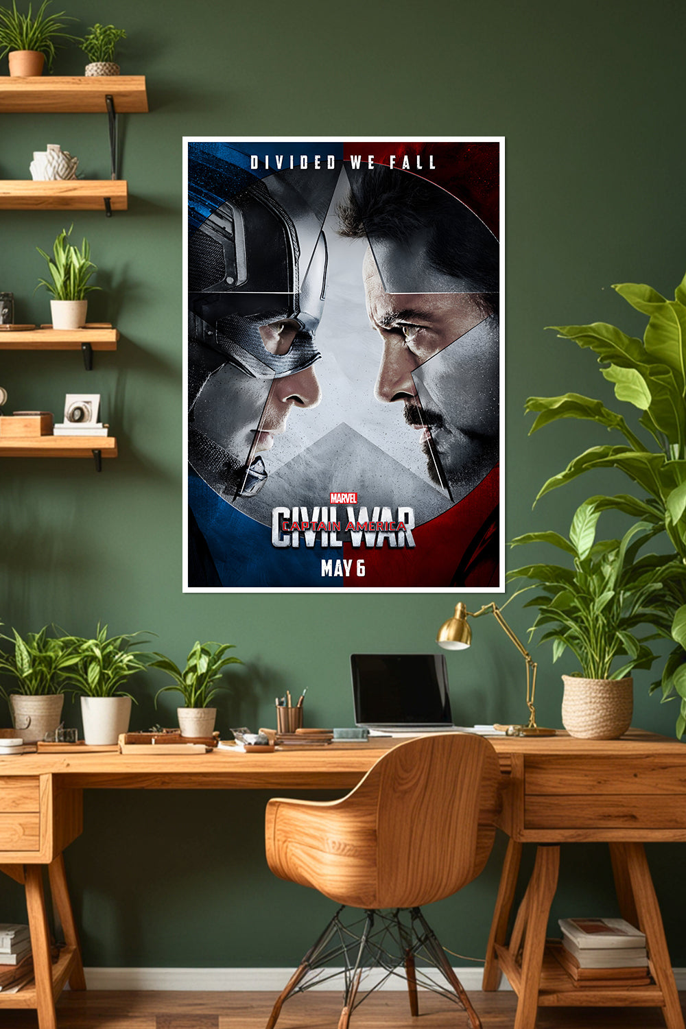 Captain America: Civil War | Iron Man vs. Captain America | Marvel Poster
