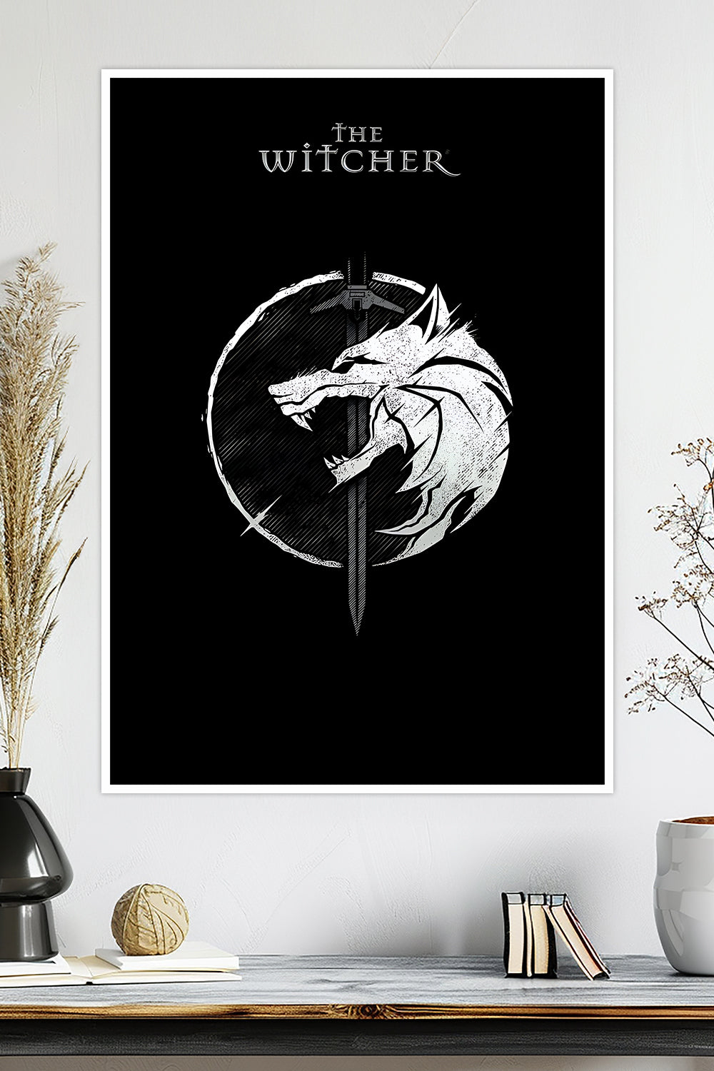 The Witcher | Wolf Medallion | Game Poster