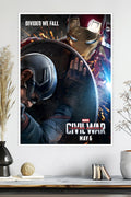Captain America: Civil War | Iron Man vs. Captain America | Marvel Poster