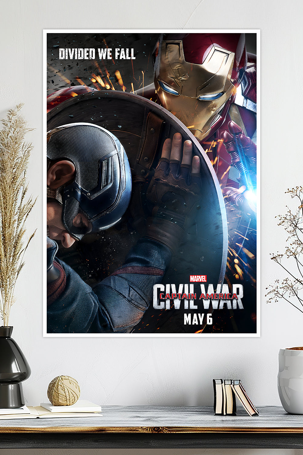 Captain America: Civil War | Iron Man vs. Captain America | Marvel Poster
