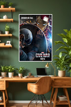 Captain America: Civil War | Iron Man vs. Captain America | Marvel Poster