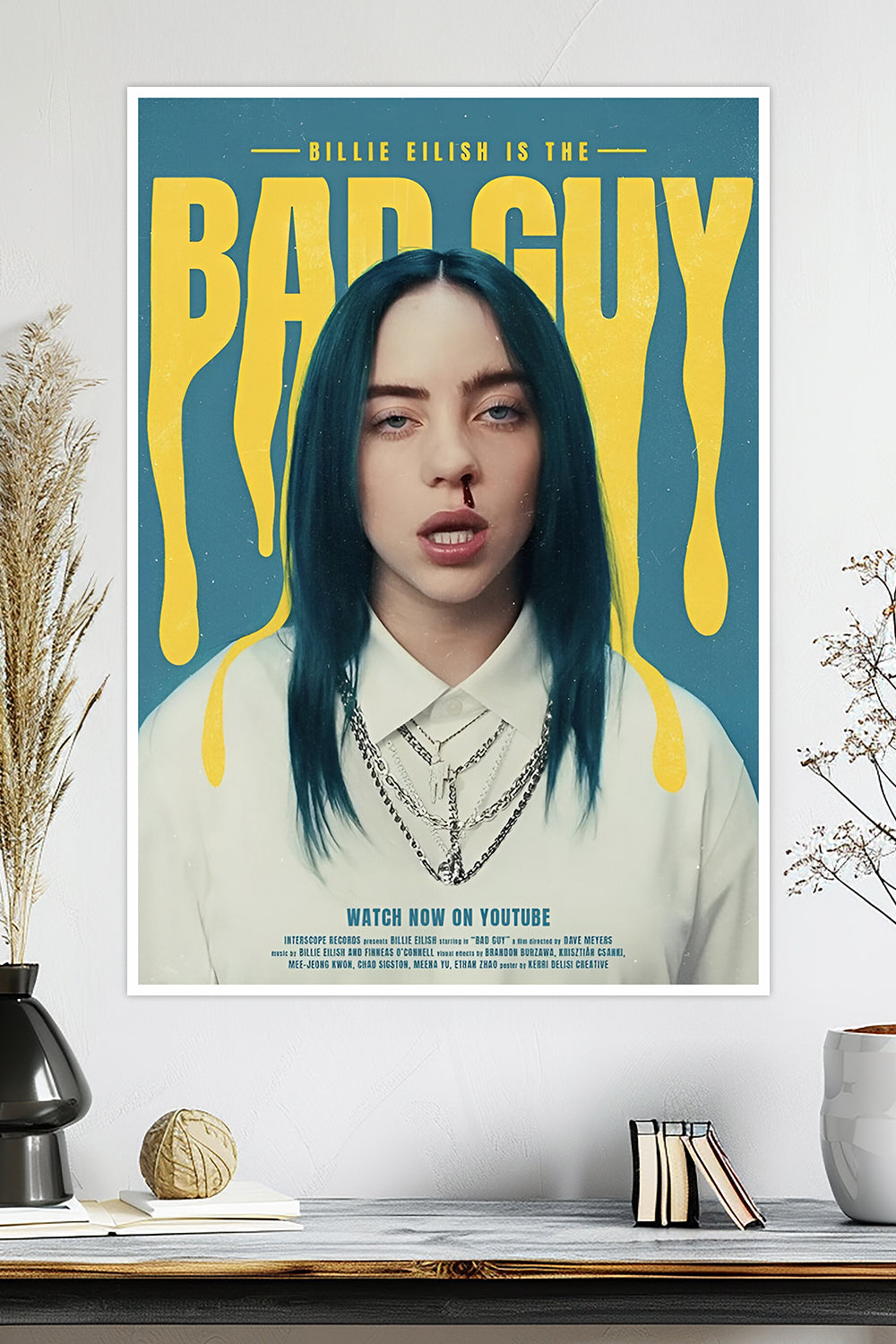 Billie Eilish | Bad Guy | Music Poster