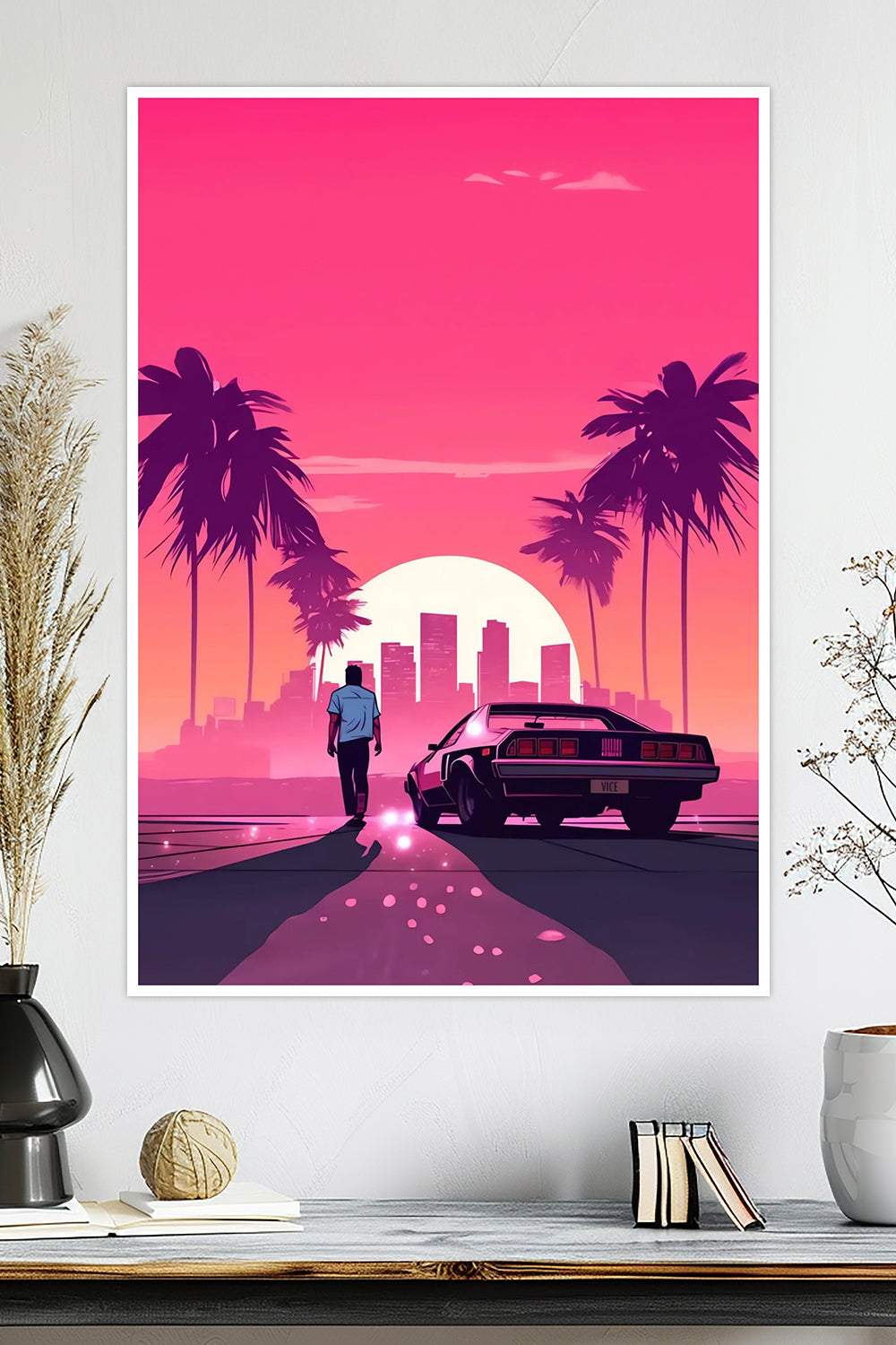 Retro 80s | Miami Vice | Game Poster