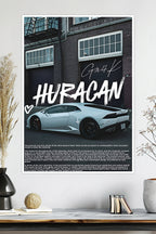 Lamborghini Huracán | Gr4k | Car Poster