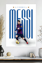 Lionel Messi | Rakuten Partnership | Football Poster