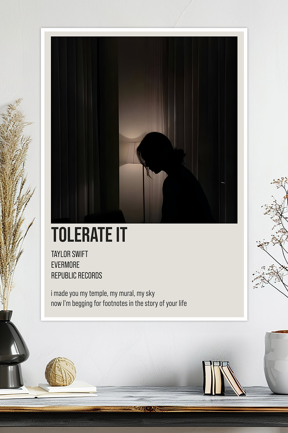 Tolerate It | Taylor Swift | Music Poster