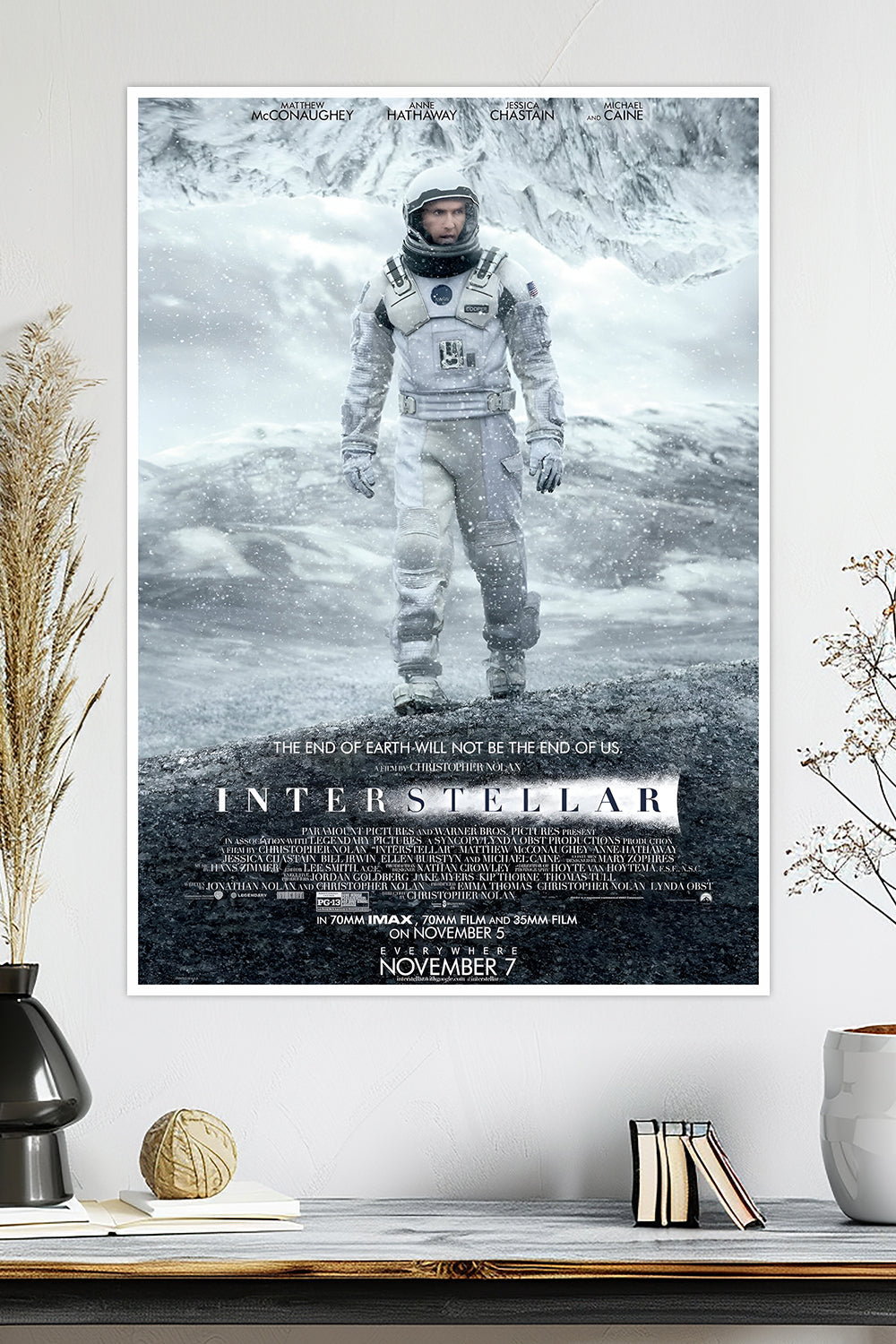 Interstellar | Sci-Fi Space | Christopher Nolan | Movie Poster