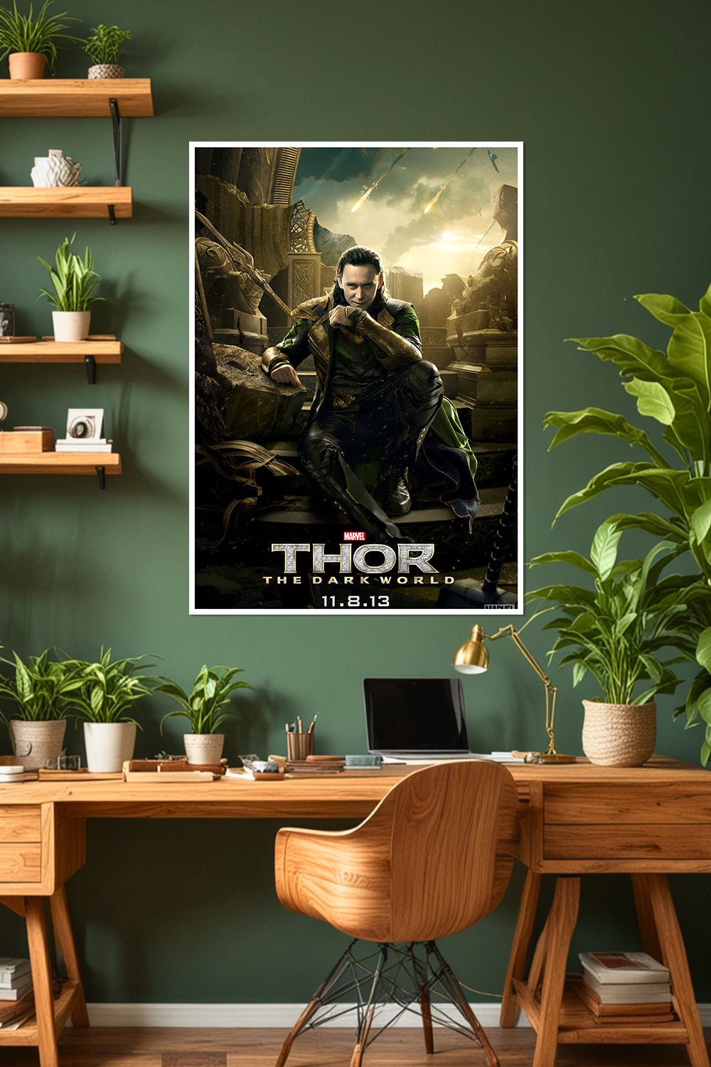 Loki | Thor: The Dark World | Tom Hiddleston | Marvel Poster