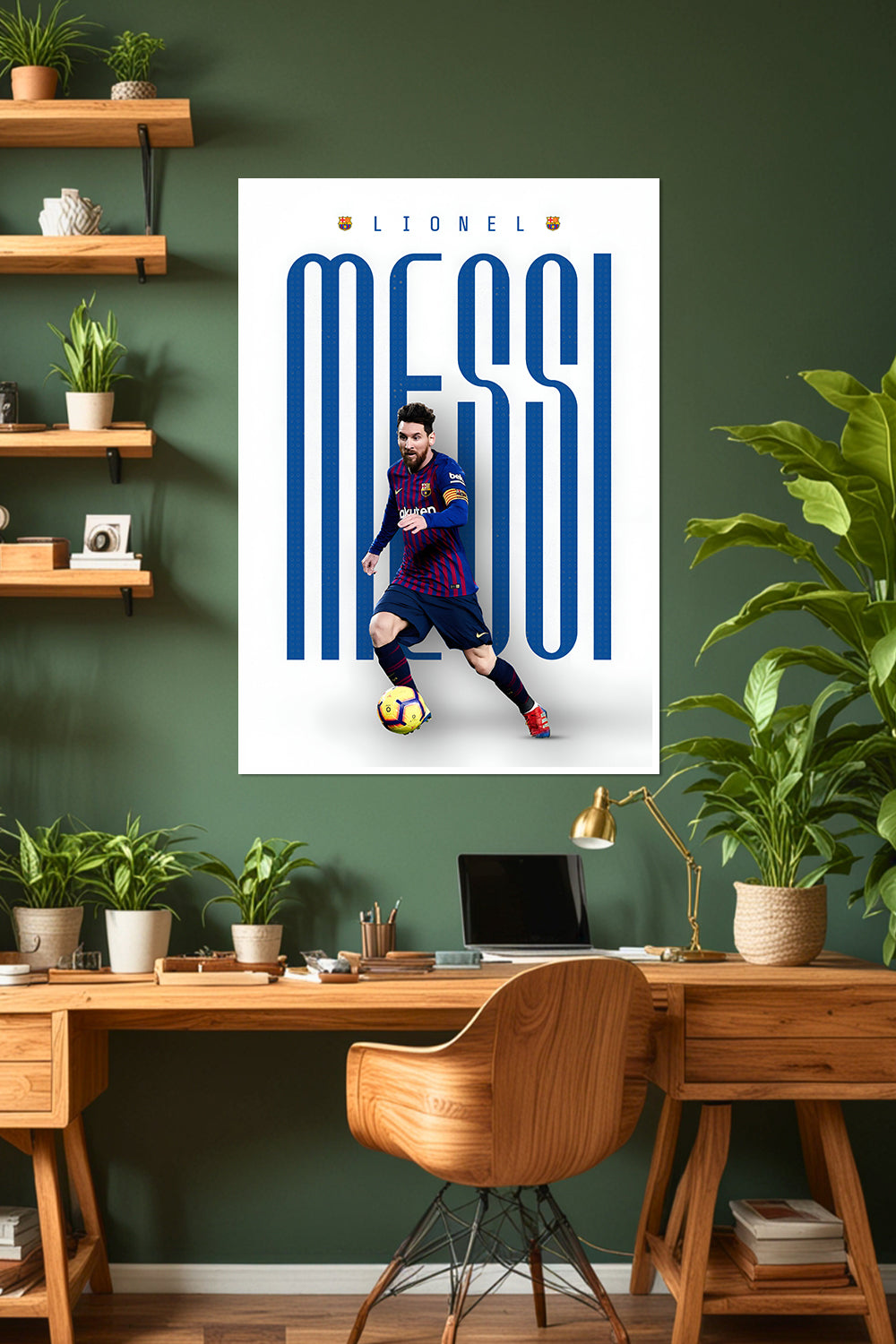 Lionel Messi | Rakuten Partnership | Football Poster