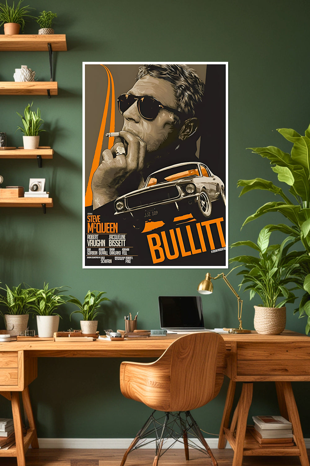 Bullitt 1968 | Steve McQueen | Movie Poster