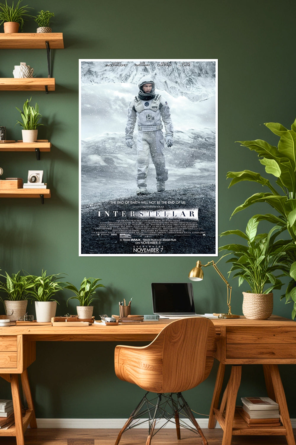 Interstellar | Sci-Fi Space | Christopher Nolan | Movie Poster