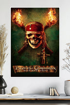 Pirates of the Caribbean: Dead Man’s Chest | Skull & Crossbones | Movie Poster