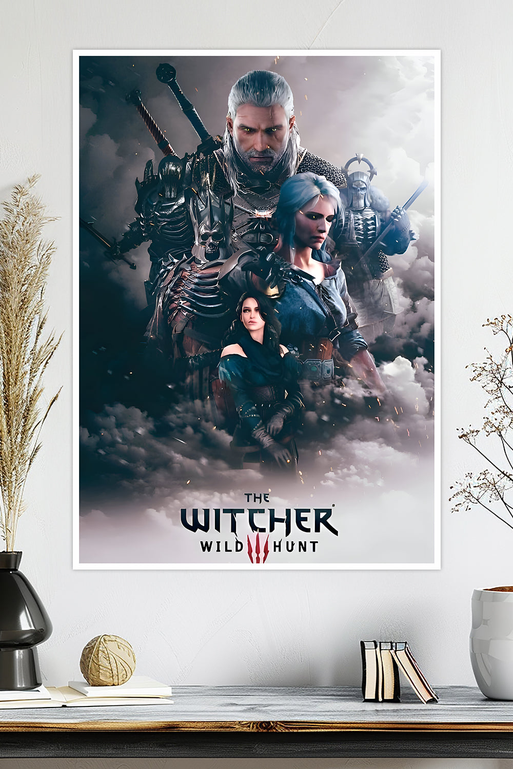 The Witcher 3: Wild Hunt | Geralt, Ciri & Yennefer | Game Poster