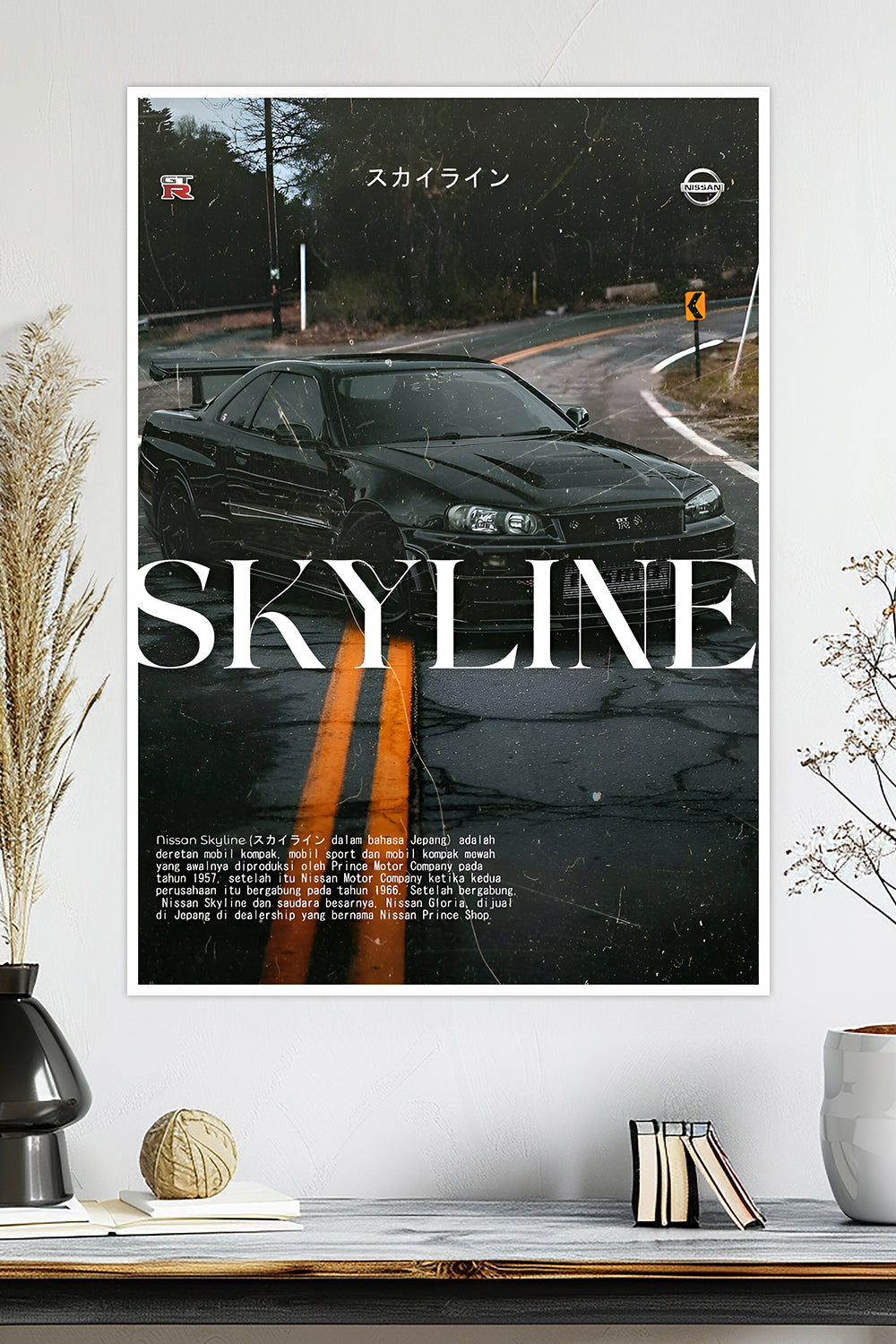 Nissan Skyline GT-R | Car Poster – ThePosterPalette