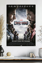 Captain America: Civil War | Iron Man vs. Captain America | Marvel Poster