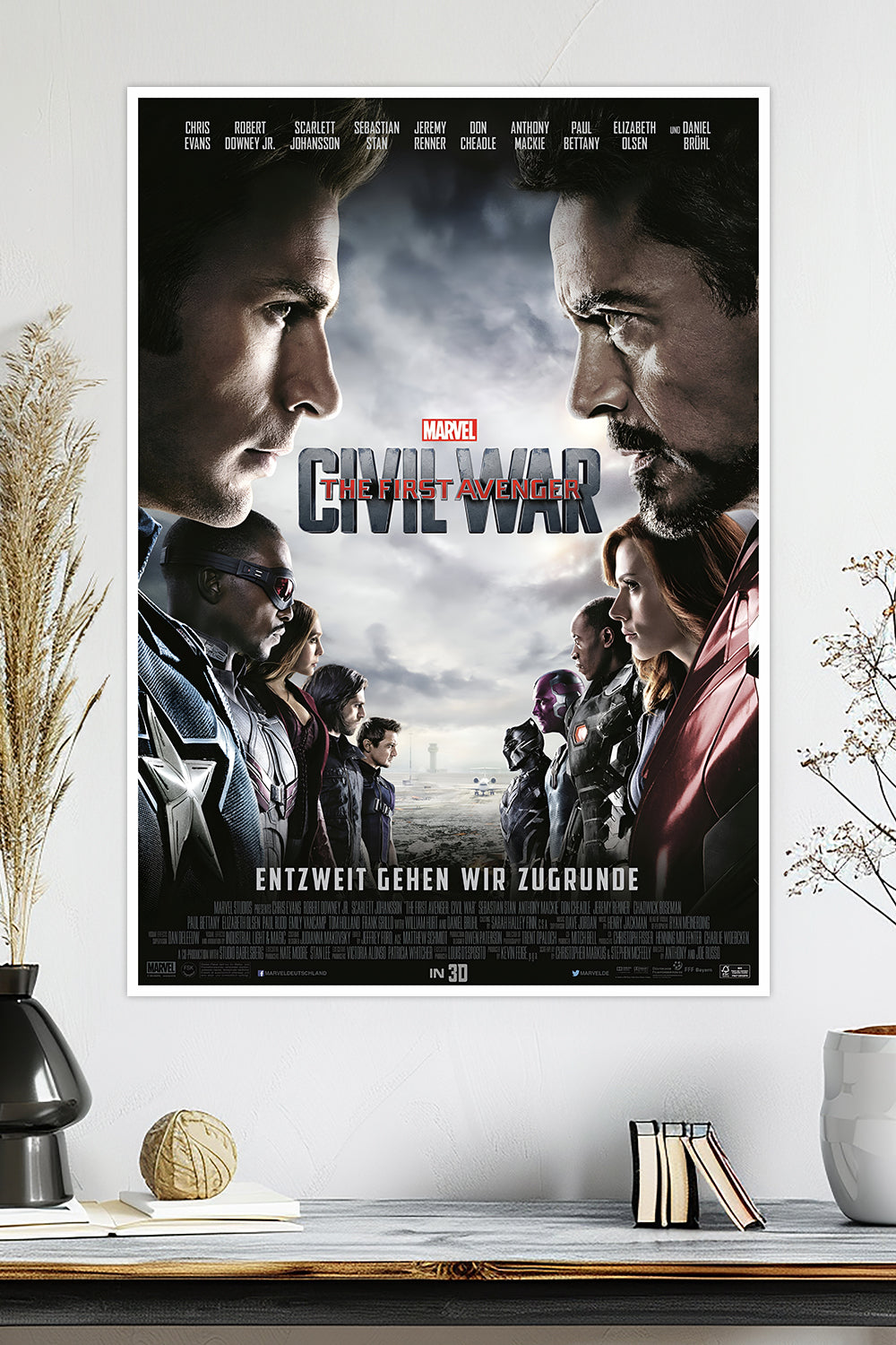 Captain America: Civil War | Iron Man vs. Captain America | Marvel Poster