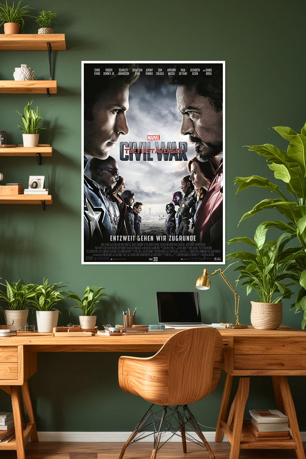 Captain America: Civil War | Iron Man vs. Captain America | Marvel Poster