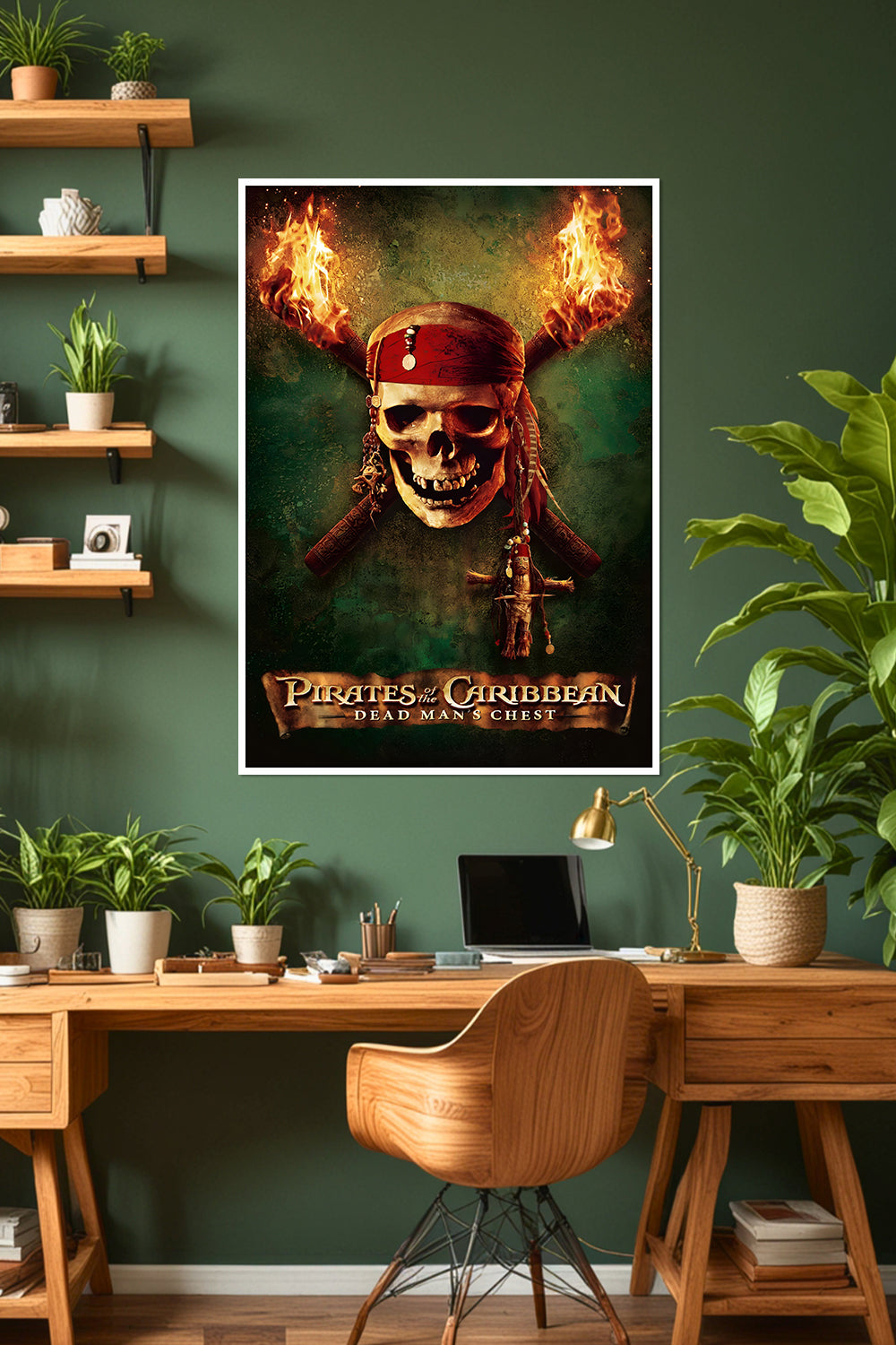 Pirates of the Caribbean: Dead Man’s Chest | Skull & Crossbones | Movie Poster