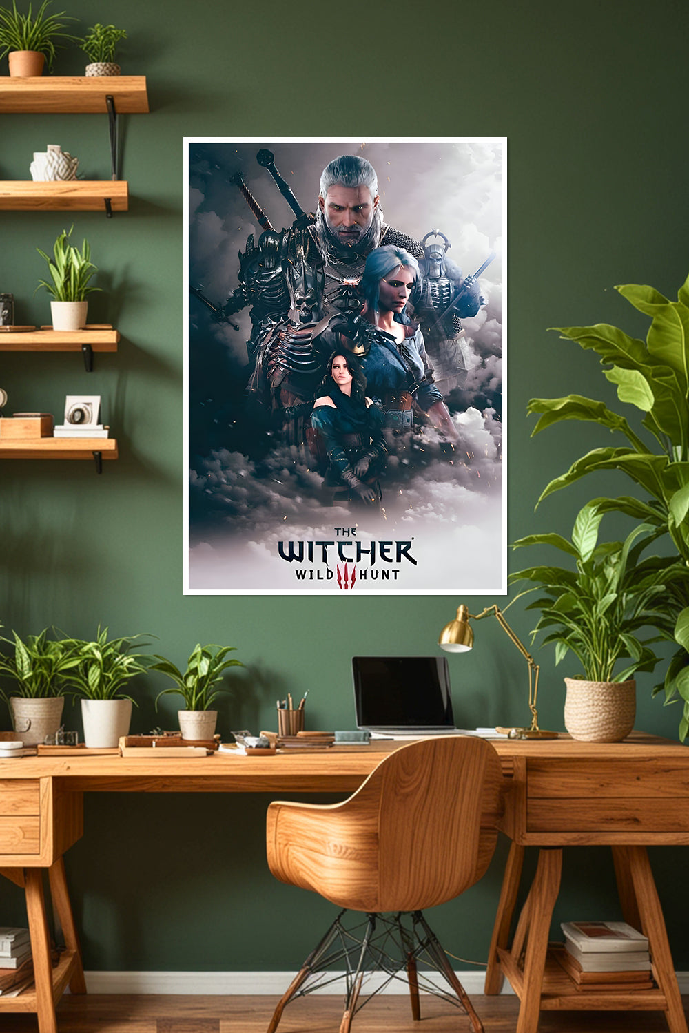 The Witcher 3: Wild Hunt | Geralt, Ciri & Yennefer | Game Poster