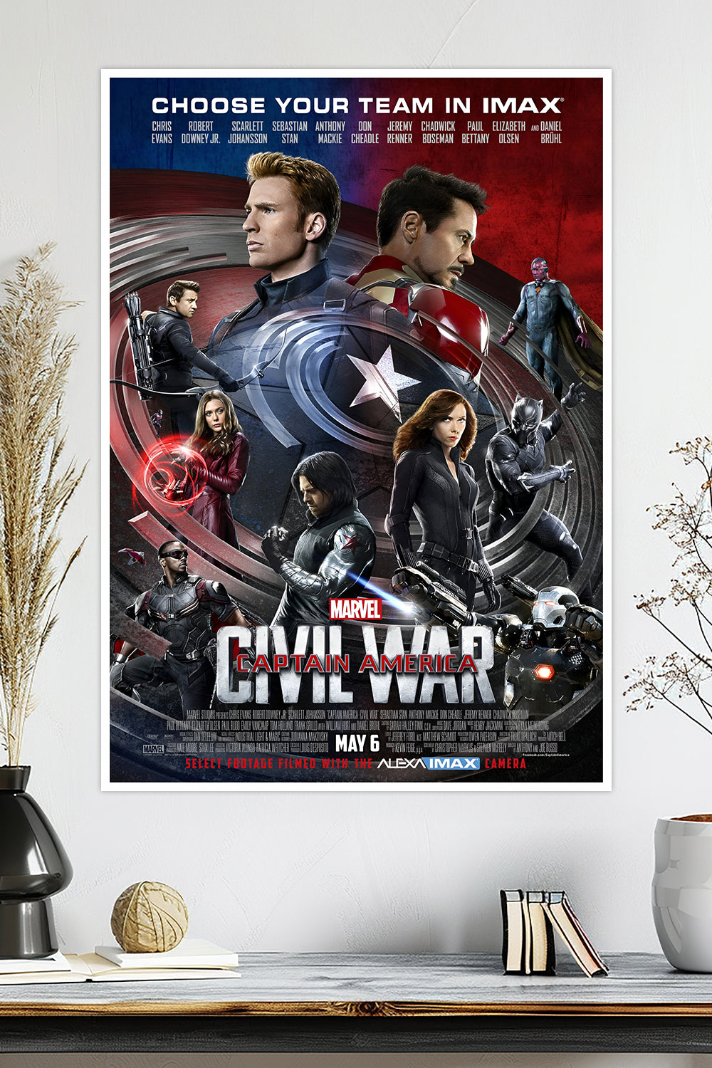 Captain America: Civil War | Iron Man vs. Captain America | Marvel Poster