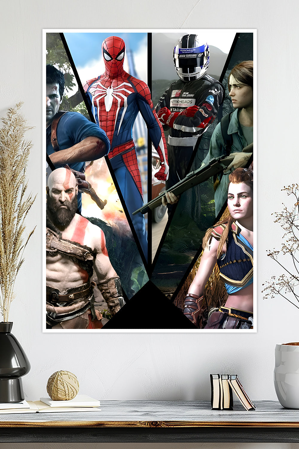 Spider-Man, Kratos, Ellie, Aloy & More | PlayStation Legends | Game Poster