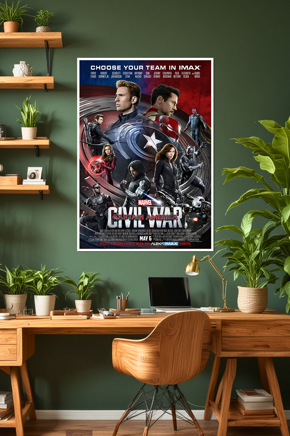 Captain America: Civil War | Iron Man vs. Captain America | Marvel Poster