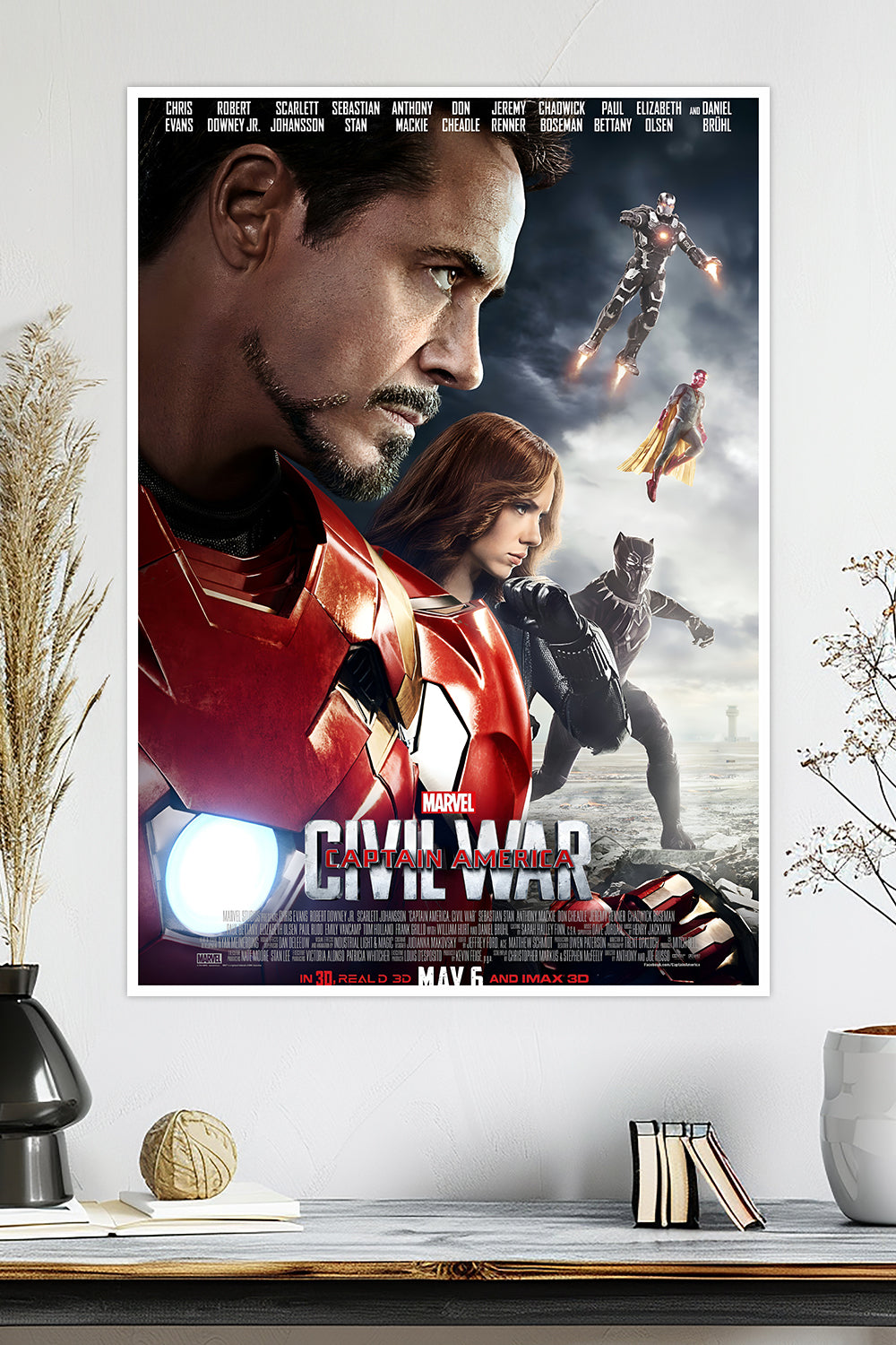 Captain America: Civil War | Iron Man vs. Captain America | Marvel Poster (Copy)
